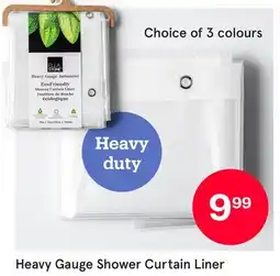 Kitchen Stuff Plus Heavy Gauge Shower Curtain Liner offer