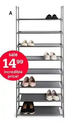 Kitchen Stuff Plus Plateau Shoe Rack offer