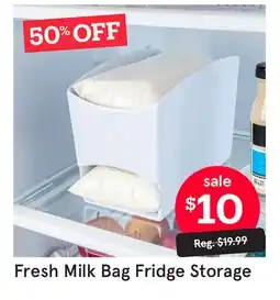 Kitchen Stuff Plus Fresh Milk Bag Fridge Storage offer