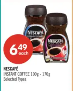Shoppers Drug Mart NESCAFÉ INSTANT COFFEE offer