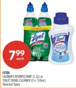 Shoppers Drug Mart LYSOL LAUNDRY DISINFECTANT (1.2L) or TOILET BOWL CLEANER (2 x 710mL) offer