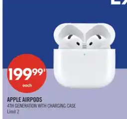 Shoppers Drug Mart APPLE AIRPODS 4TH GENERATION WITH CHARGING CASE offer
