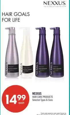 Shoppers Drug Mart NEXXUS HAIR CARE PRODUCTS offer