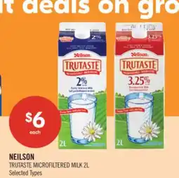 Shoppers Drug Mart NEILSON TRUTASTE MICROFILTERED MILK offer