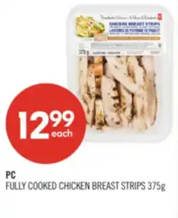Shoppers Drug Mart PC FULLY COOKED CHICKEN BREAST STRIPS offer