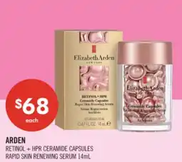 Shoppers Drug Mart ARDEN RETINOL + HPR CERAMIDE CAPSULES RAPID SKIN RENEWING SERUM offer