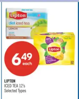 Shoppers Drug Mart LIPTON ICED TEA 12's offer