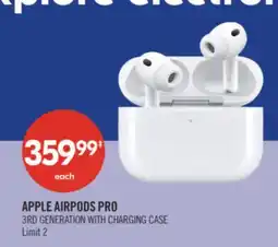 Shoppers Drug Mart APPLE AIRPODS PRO 3RD GENERATION WITH CHARGING CASE offer