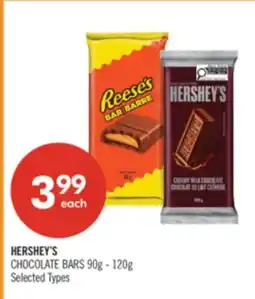Shoppers Drug Mart HERSHEY'S CHOCOLATE BARS 90g - 120g offer