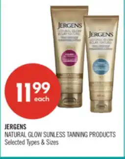 Shoppers Drug Mart JERGENS NATURAL GLOW SUNLESS TANNING PRODUCTS offer