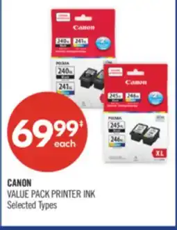 Shoppers Drug Mart CANON VALUE PACK PRINTER INK offer