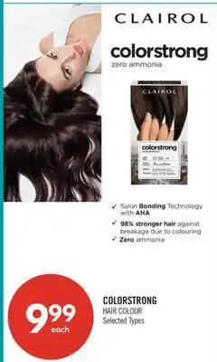 Shoppers Drug Mart COLORSTRONG HAIR COLOUR offer