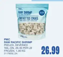 Wholesale Club PMC RAW PACIFIC SHRIMP offer