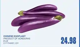 Wholesale Club CHINESE EGGPLANT, 8 LB offer