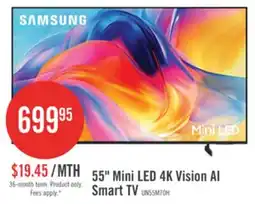 The Brick SAMSUNG 55 M70H Mini-LED 4K Smart Tizen TV (UN55M70HAFXZC) – 2026 Model offer