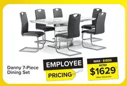 Leon's Danny 7-Piece Dining Set offer