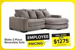 Leon's Blake 2-Piece Reversible Sofa offer