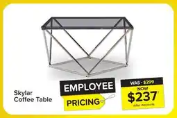 Leon's Skylar 31.5 Coffee Table - Silver and Black offer