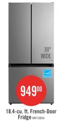 The Brick Midea 30 18.4 Cu. Ft. French-Door Refrigerator - Stainless Steel - MRF18B4AST offer