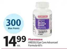Pharmasave Pharmasave AREDS2 Eye Care Advanced Formula 60's offer
