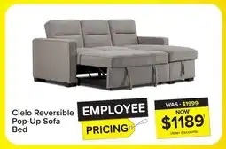 Leon's Cielo Reversible Pop-Up Sofa Bed - Java offer