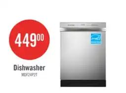 The Brick Midea 24 Front-Control Dishwasher with Interior Light - MDF24P2BST offer