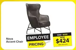 Leon's Nova Accent Chair - Dark Brown offer