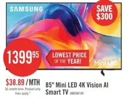 The Brick 85 Mini LED 4K Vision AI Smart TV offer