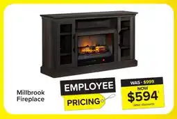 Leon's Millbrook 59.75 Fireplace TV Stand - Fawn Aged Oak offer