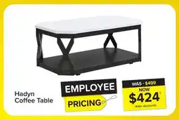 Leon's Hadyn Coffee Table - Marble & Dark Grey offer