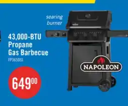 The Brick Napoleon 365 43,000-BTU Propane Gas BBQ with Infrared Side Burner - FP365DSIBPMK-1 offer