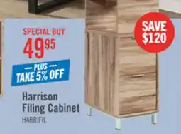 The Brick Harrison 15.75 2-Drawer Filing Cabinet - Kiln Acacia offer