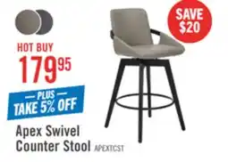 The Brick Apex Swivel Counter Stool offer