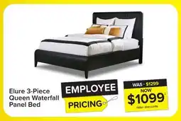 Leon's Elure 3-Piece Queen Waterfall Panel Bed offer