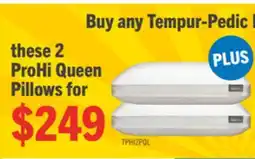 The Brick TEMPUR Align ProHi Queen Pillow - Side Sleeper offer