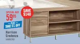 The Brick Harrison 45.04 2-Drawer Credenza - Kiln Acacia offer