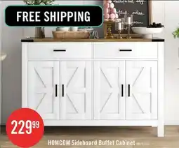 The Brick HOMCOM Sideboard Buffet Cabinet w/ Drawers and Shelves, Farmhouse Sideboard offer