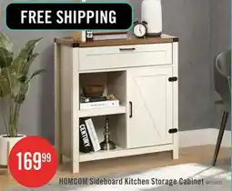 The Brick HOMCOM Sideboard Buffet Cabinet, Farmhouse Kitchen Storage Cabinet offer