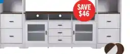 The Brick Jace Upholstered Storage Platform Bed in Grey Fabric, Tufted - Full Size offer