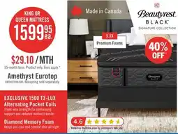 The Brick Beautyrest BLACK Mattress offer