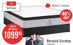 The Brick Scott Living Berwick ET Medium Queen Mattress offer