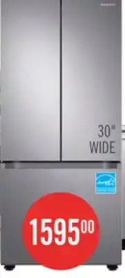 The Brick Samsung 30 22.1 Cu. Ft. French-Door Refrigerator - Stainless Steel - RF22A4111SR/AA offer