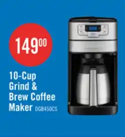 The Brick Cuisinart 10-Cup Grind and Brew Coffee Maker - DGB-450C offer