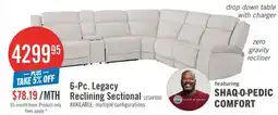 The Brick 6-Pc. Legacy Reclining Sectional offer
