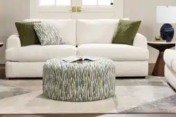 The Brick Made in Canada Customizable Sofa Lab Curve 88 Fabric Sofa – Plush Oyster offer