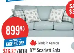 The Brick 87 Scarlett Sofa offer
