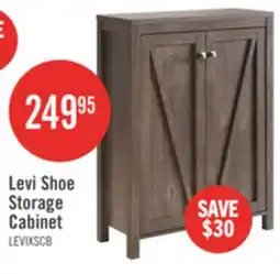 The Brick Levi 31 Shoe Storage Cabinet - Hazelnut offer