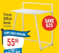 The Brick Trosa 30 Office Desk - White offer