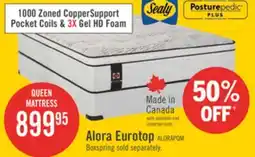 The Brick Sealy Posturepedic Plus Alora Eurotop Plush Queen Mattress Set offer