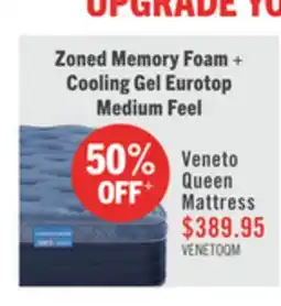 The Brick Springwall Veneto Eurotop Medium Queen Mattress offer